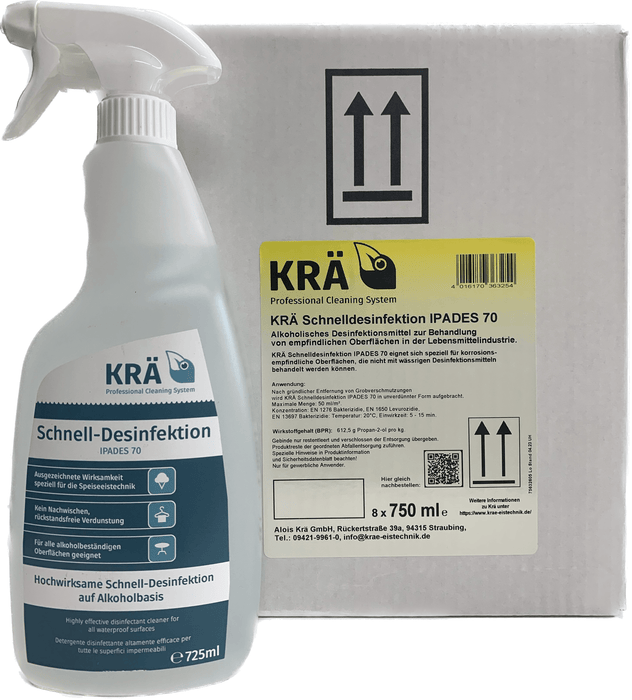 Krä Disinfezione rapida - 8 flaconi - krae-shop.com