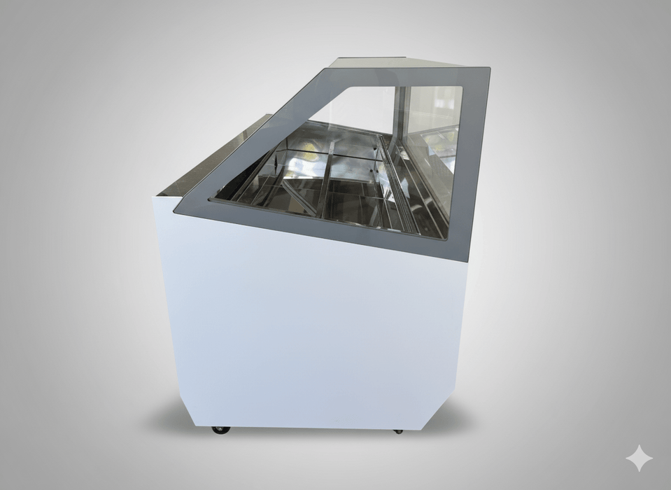 Vetrina per gelati ISA MILLENNIUM ST 220 Gelato PRO - ottime condizioni (L 220 x P 110 x H 135 cm) - krae - shop.com