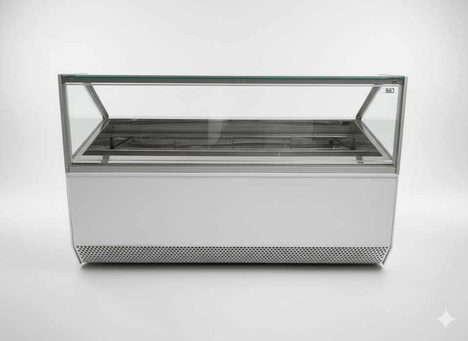 Vetrina per gelati ISA MILLENNIUM ST 220 Gelato PRO - ottime condizioni (L 220 x P 110 x H 135 cm) - krae - shop.com