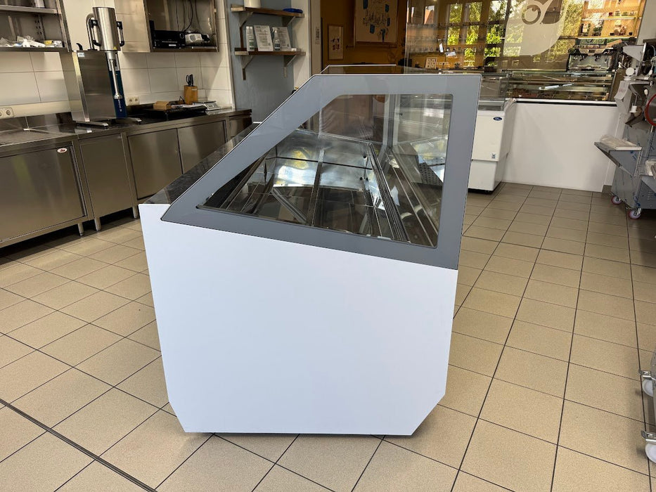 Vetrina per gelati ISA MILLENNIUM ST 220 Gelato PRO - ottime condizioni (L 220 x P 110 x H 135 cm) - krae - shop.com