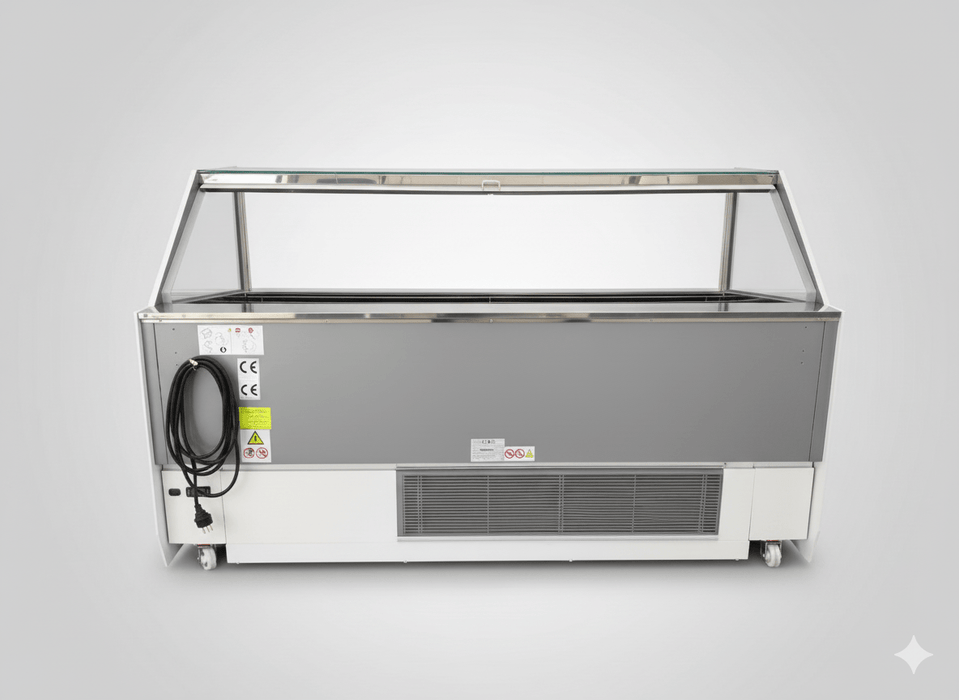 Vetrina per gelati ISA MILLENNIUM ST 220 Gelato PRO - ottime condizioni (L 220 x P 110 x H 135 cm) - krae - shop.com