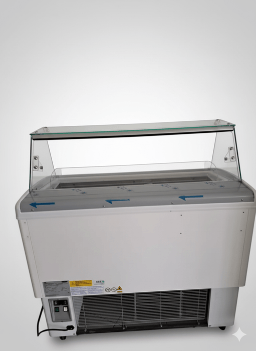 Italproget Brio 6 vetrina gelato con unità da incasso - espositore (anno di produzione 2024) - krae - shop.com