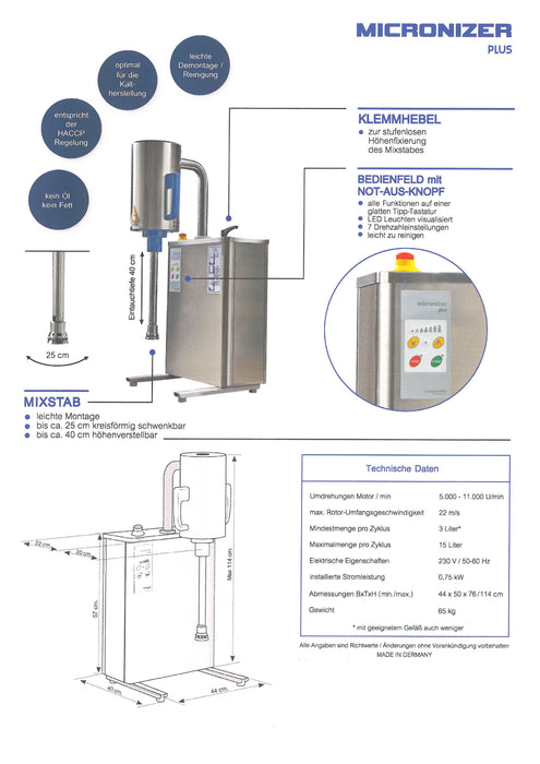 Micronizzatore Casagrande Plus - krae-shop.com